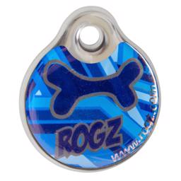 Rogz ID Tags Hundetegn Til Halsbåndet Design Small Navy Zen